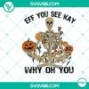 Halloween pumpkin skeleton PNG files with explicit lettering for festive decorations.