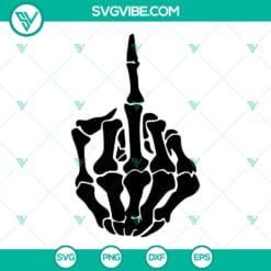 Skeleton, SVG Files, Skeleton Hands SVG Image Bundle, Middle Finger SVG Image, 8