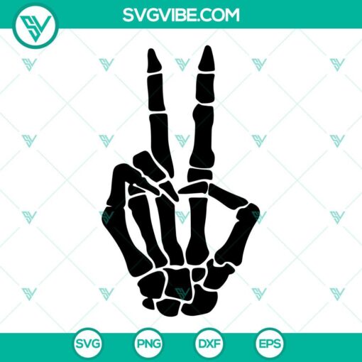 skeleton hands svg bundle middle finger svg peace sign svg rock hand svg funny skull svg 2 mockup 30