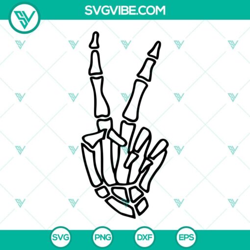 skeleton hands svg bundle middle finger svg peace sign svg rock hand svg funny skull svg 3 mockup 30