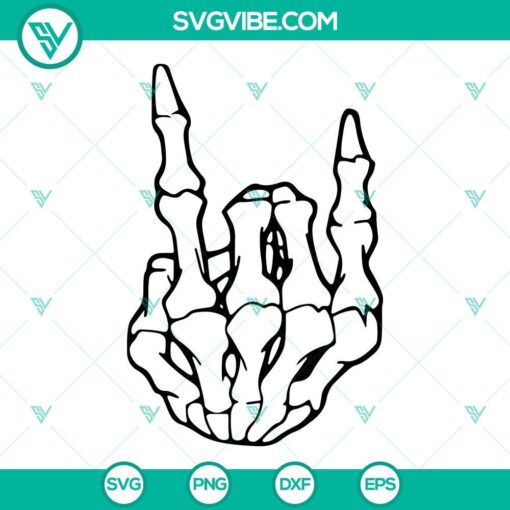 skeleton hands svg bundle middle finger svg peace sign svg rock hand svg funny skull svg 5 mockup 30