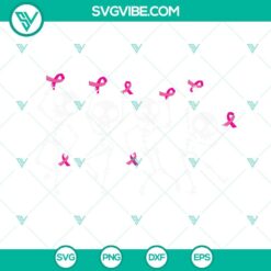 Awareness, Cancer, Halloween, SVG Files, Skeletons Breast Cancer Awareness SVG 4