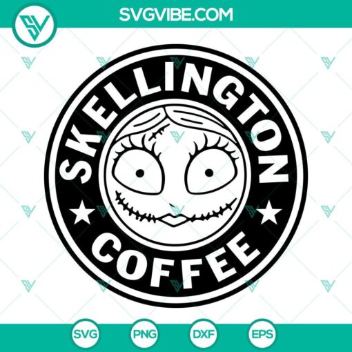 skellington coffee svg bundle nightmare before christmas coffee svg jack and sally starbucks svg png dxf eps 6 mockup 3