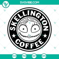 skellington coffee svg bundle nightmare before christmas coffee svg jack and sally starbucks svg png dxf eps 6 mockup 4