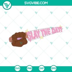 slay the day svg halloween svg boss lady svg png dxf eps bundle cut file 9 mockup