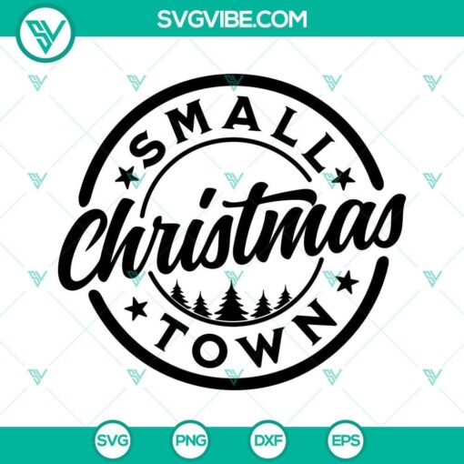 small town christmas svg small town svg christmas svg 5 mockup