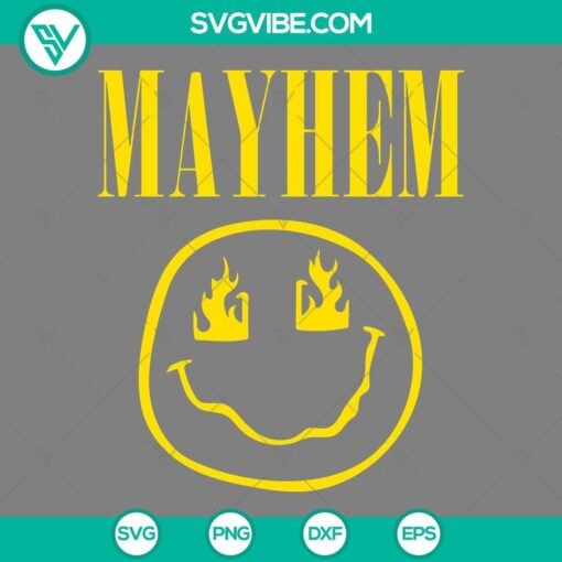 smile face may hem svg mayhem black metal band svg png eps dxf file mockup