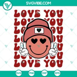 St Patrick's Day, SVG Files, Valentine’s Day Beanie Smiley face SVG File, 4