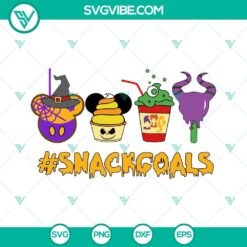 Disney, Halloween, SVG Files, Snackgoals Halloween SVG Download, Disney Food 3