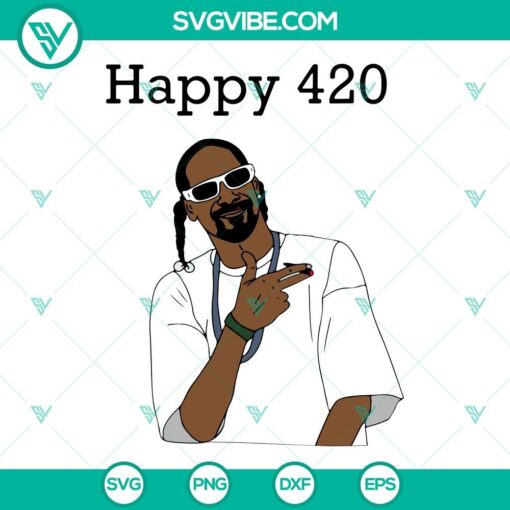 snoop dogg happy 420 svg snoop dogg smoking weed svg snoop dogg svg 7 mockup