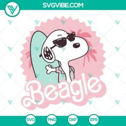 Disney, SVG Files, Snoopy Beagle Stay Cool SVG Download, Snoopy Barbie SVG 2