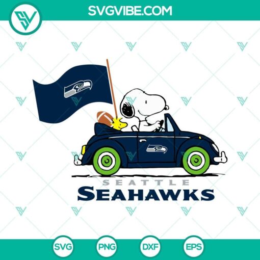 snoopy car seattle seahawks svg png dxf eps cut files 7 mockup