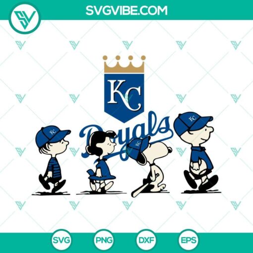 snoopy charlie brown kansas city royals svg png dxf eps cricut files 6 mockup