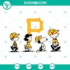 Snoopy and Charlie Brown Pittsburgh Pirates SVG for Cricut, PNG, DXF, EPS - Perfect for crafting and fan projects.