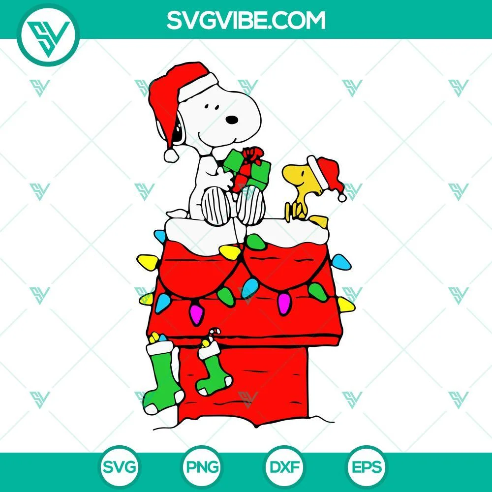 Cartoons, Christmas, SVG Files, Snoopy Christmas SVG Files Bundle, Charlie 3