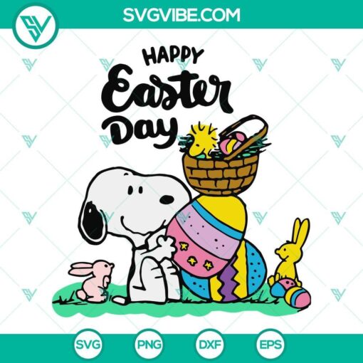 snoopy happy easter day svg easter snoopy svg happy easter svg easter shirts svg 5 mockup