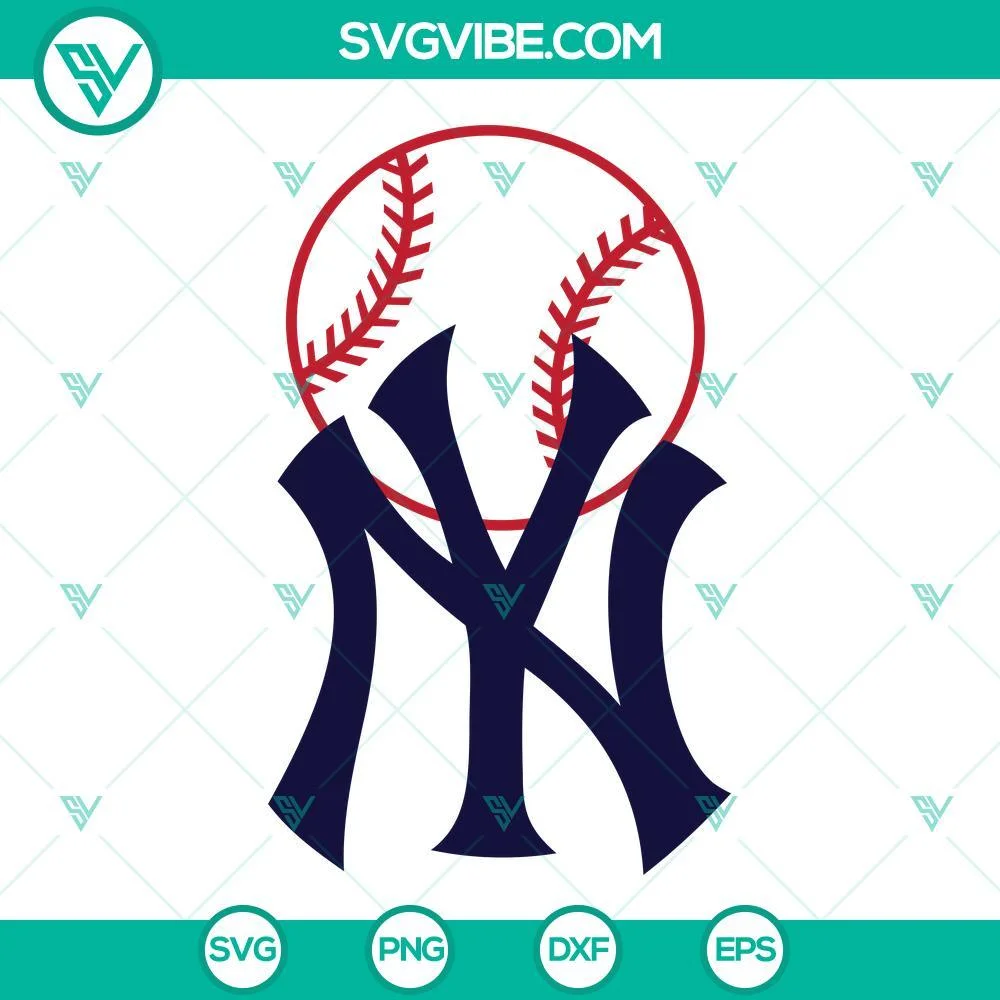 Baseball, Sports, SVG Files, Snoopy New York Yankees SVG Files, New York 1