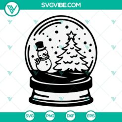 Snow Globe SVG Download Bundle, SnowGlobe Winter SVG Images, Snow Globe Christmas