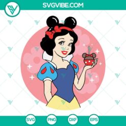 Disney, SVG Files, Snow White SVG File, Snow White Disney Ears SVG Images, 3