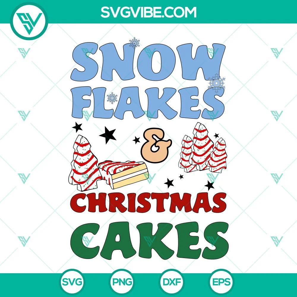 Christmas, SVG Files, Snowflakes And Christmas Cakes SVG Images, Christmas Tree 1