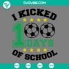 School, SVG Files, Smiley Face 100 Days Of School SVG Images PNG EPS DXF Files 13