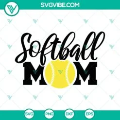 Mothers Day, SVG Files, Softball Mom SVG Download, Softball Mama SVG Files, 2