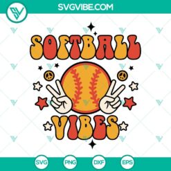 Softball, Sports, SVG Files, Smiley Face Softball SVG Image, Play Ball Softball 3