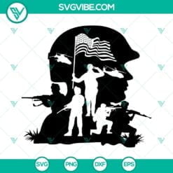 Fathers Day, SVG Files, Veteran, Soldier Scene SVG Images, Military Scene SVG 6