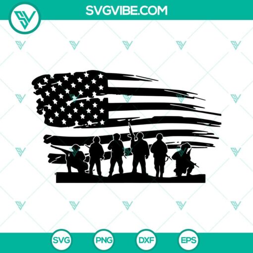 soldiers american flag svg veteran day svg memorial day svg patriotic svg 8 mockup