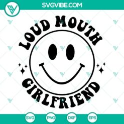 somebody s loud mouth girlfriend svg retro saying svg funny girl svg png dxf eps shirt 7 mockup