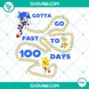 PNG Files, School, Sonic 100th Day of School PNG Files, I Ran Through 100 Days 13