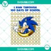 PNG Files, School, Sonic 100 Days of School PNG Image, Sonic Gotta Go Fast To 14