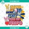 Sonic the Hedgehog Peeps Easter PNG files featuring various Sonic characters for fun Easter designs.