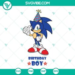 Birthday, Cartoons, SVG Files, Sonic The Hedgehog Birthday SVG Images, Sonic 3