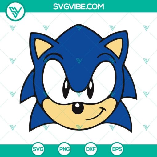 sonic the hedgehog face svg bundle amy rose svg tails svg knuckles svg 4 mockup