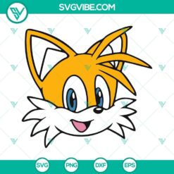 Sonic The Hedgehog Face SVG Image Bundle, Amy Rose SVG Download, Tails SVG File 8