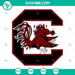 South Carolina Gamecocks Logo SVG File PNG DXF EPS Cut Files