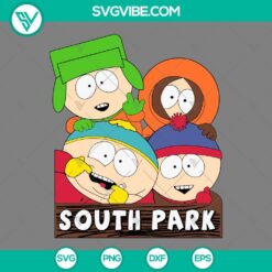 Disney, SVG Files, South Park Tv Show SVG Images PNG EPS DXF File south park  1