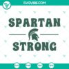 Spartan Strong SVG files featuring Michigan State University logo. Download MSU Strong SVG files for crafting projects.
