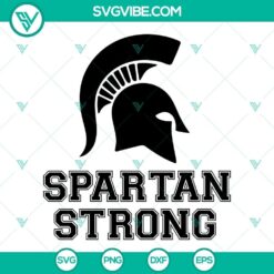 Spartan Strong SVG design with Pray For Student and Stay Safe MSU SVG files, perfect for Michigan State University supporters.