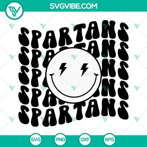 spartans svg spartans smiley svg spartans football svg 5 mockup