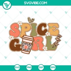 Fall, SVG Files, Spice Girl SVG Files, Fall SVG Image, Groovy Fall SVG Image 4