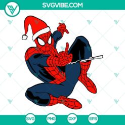 Spider Man Christmas Hat SVG Download, Spider Man Merry Christmas SVG Images PNG EPS DXF