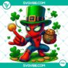 Spider Man St Patrick's Day PNG with Marvel Movie Spider Man Coin design, ready for download.