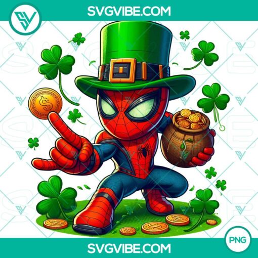 spider man st patrick day png marvel movie spider man coin png mockup