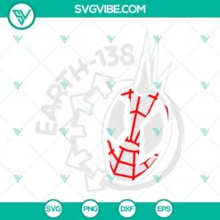 Movies, SVG Files, Spider Punk SVG Files, Spider Man Earth 138 SVG Images PNG 3