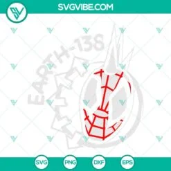 Movies, SVG Files, Spider Punk SVG Files, Spider Man Earth 138 SVG Images PNG 2