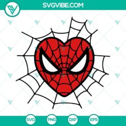 Movies, SVG Files, Spiderman Face Heart SVG File Bundle, Amazing Mom Spiderman 7