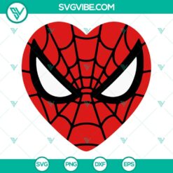 Spiderman Face Heart SVG Image Bundle, Amazing Mom Spiderman SVG Images, 5