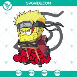 Anime, Cartoons, SVG Files, SpongeBob Naruto SVG Image, SpongeBob SquarePants 14